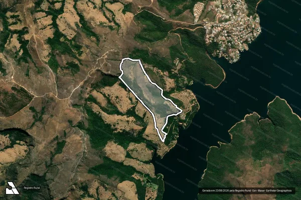 Imagem de satélite de Fazenda Montanhas do Lago - Gleba 01 em Capitólio - MG