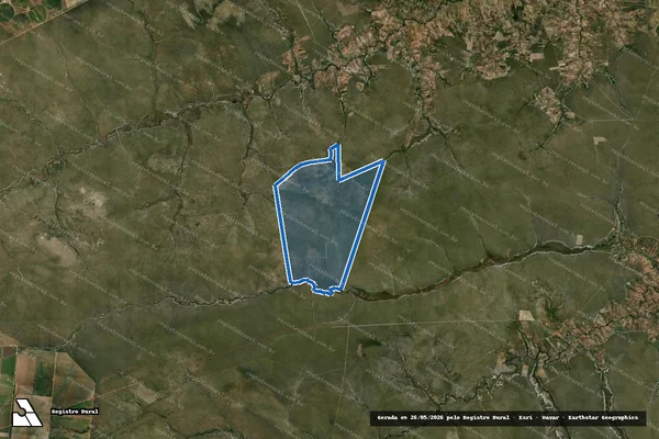 Imagem de satélite de Fazenda Jatobá - MAT. 5445 em Jaborandi - BA