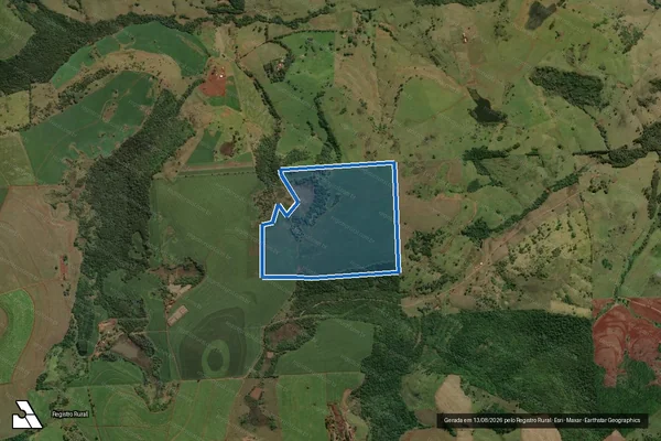 Imagem de satélite de FAZENDA SANTA INES - Gleba A em Cornélio Procópio - PR