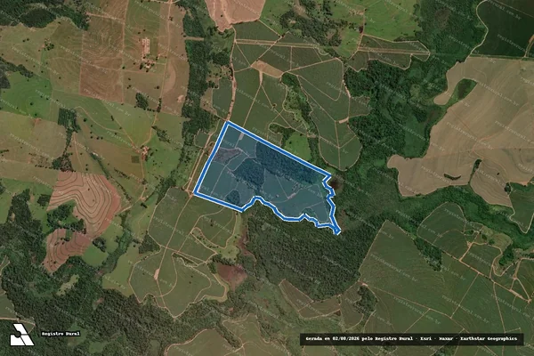 Imagem de satélite de SÍTIO SANTA EDUVIRGES - Parte 2 em Potirendaba - SP