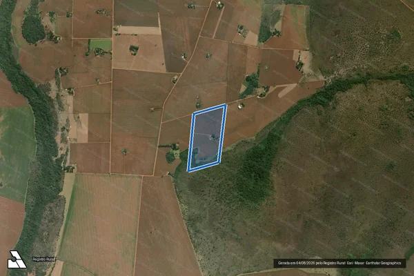 Imagem de satélite de LOTE - 83 - P.A. PONTAL DOS BURITIS - LOTE - 83 em Rio Verde - GO