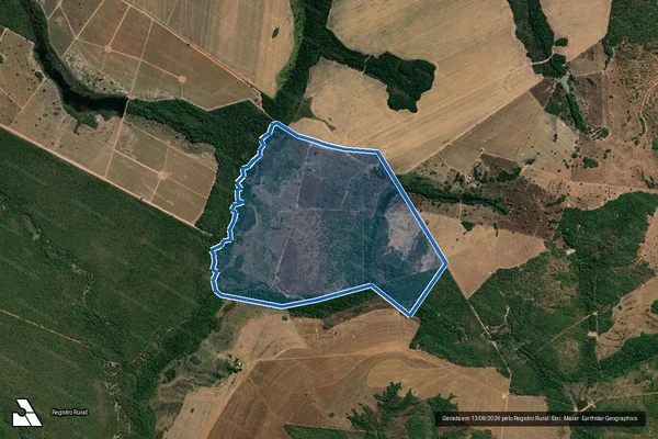 Imagem de satélite de FAZENDA BONITO Lote 154 do Loteamento Cabeceira do Ribeirão São Jose Grande em Sucupira - TO