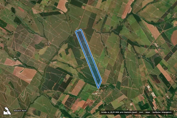 Imagem de satélite de Fazenda São Vicente - Gleba C / Fazenda São Vicente - Gleba C em Osvaldo Cruz - SP