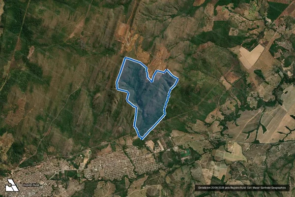 Imagem de satélite de Fazenda Vendinha - Parte 1 em Niquelândia - GO