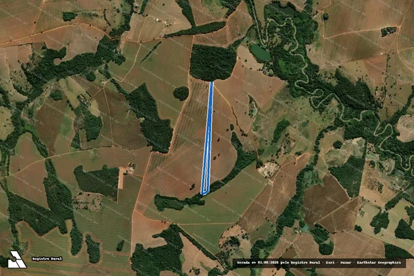 Imagem de satélite de FAZENDA SANTA BARBARA E EXTREMA - Gleba 02 em Vianópolis - GO