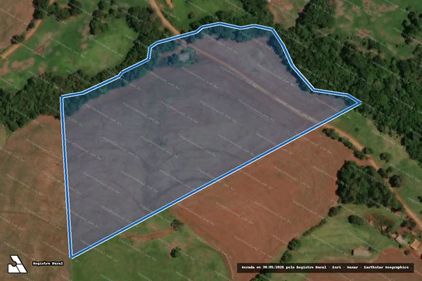 Imagem de satélite de Lote rural 92, Gleba 10, Imóvel Gonçalves Dias - Lote rural 92, Gleba 10, Imóvel Gonçalves Dias em Lindoeste - PR