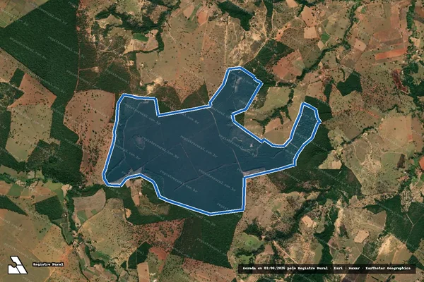 Imagem de satélite de Fazenda Barnabé - PARTE 1 em Pitangui - MG