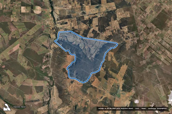 Imagem de satélite de Fazenda Olhos D Água - Parte 2 em Monte Azul - MG