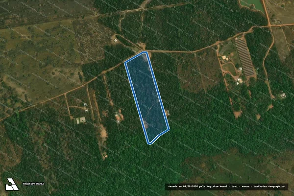 Imagem de satélite de Parte da Fazenda Lomba (Desmembrar) - Área Desmembrada em Bonito - MS
