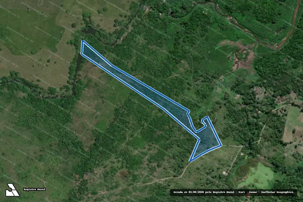 Imagem de satélite de FAZENDA ORONDONGO - ÁREA DESMEMBRADA ? GLEBA 05 em Vitória de Santo Antão - PE