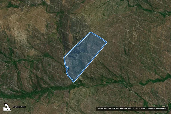 Imagem de satélite de FAZENDA BREJO E RETIRO - Parte 1 em Buenópolis - MG