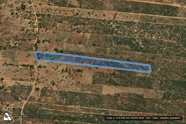 Imagem de satélite de Fazenda Santo Antônio - PARCELA 01 em Cocos - BA