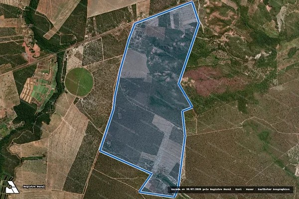 Imagem de satélite de GLEBA DATA IPOEIRA I em São Raimundo das Mangabeiras - MA