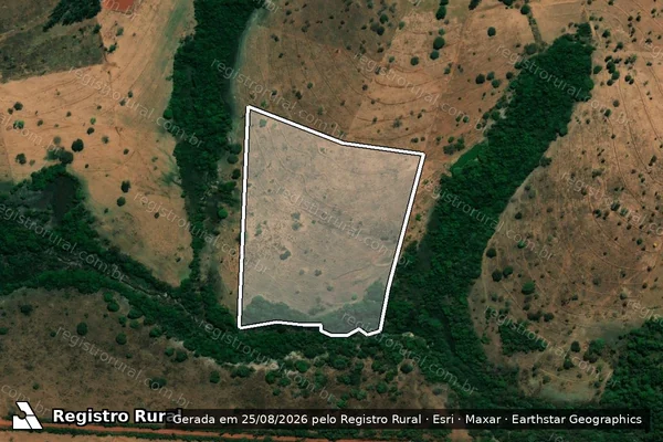 Imagem de satélite de FAZENDA TALISMÃ - Parte 1 em Itarumã - GO