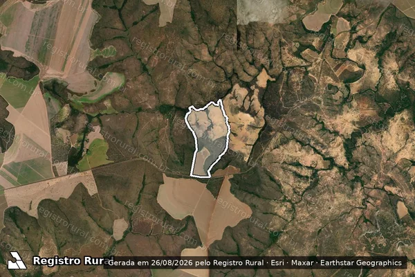Imagem de satélite de FAZENDA SÃO FRANCISCO DE ASSIS - 001 em Formoso - MG
