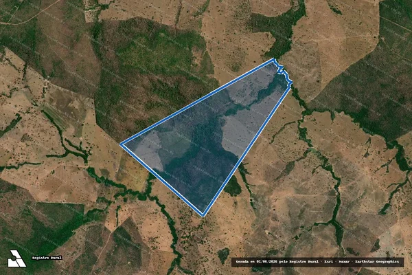 Imagem de satélite de FAZENDA SANTA MARTA  - GLEBA 02 em Goianorte - TO