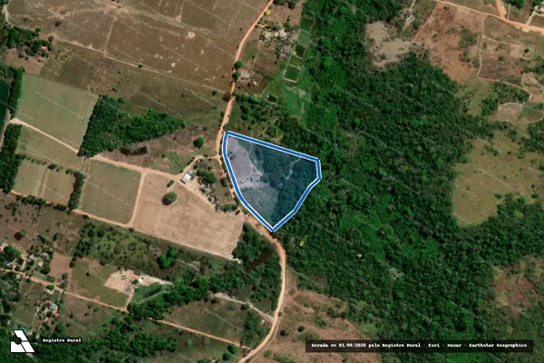 Imagem de satélite de ESTÂNCIA KRAEMER ? LOTE RURAL Nº 16/2 - GLEBA B em Alta Floresta - MT