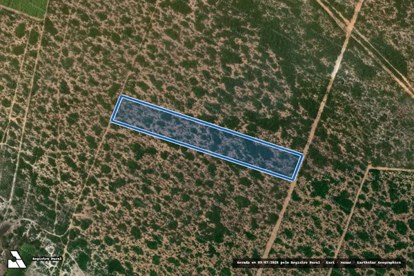 Imagem de satélite de PROJETO DE ASSENTAMENTO RIACHÃO 2 - Lote 105 - Parte 1 em Ceará-Mirim - RN