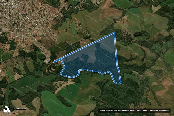 Imagem de satélite de FAZENDA PITANGA em Pitanga - PR