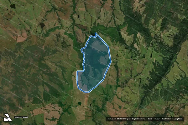 Imagem de satélite de Cerro Verde I - Parte 1 em Caçapava do Sul - RS