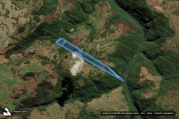 Imagem de satélite de FAZENDA CAPÃO ALTO - Parte 7 em Bom Jesus - RS