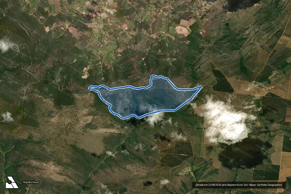 Imagem de satélite de Fazenda Muquém - Parte 1 em São João do Paraíso - MG