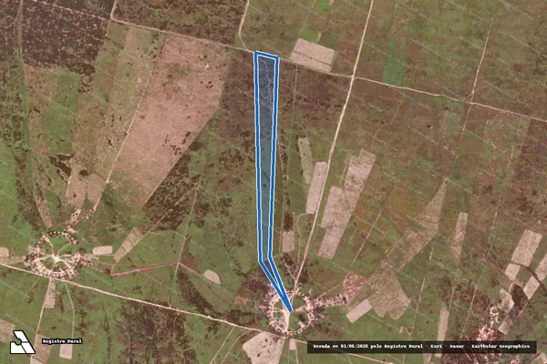 Imagem de satélite de FAZENDA VALE DO GURGUÉIA/CAJUNORTE - Célula E - Lote 14 em Canto do Buriti - PI