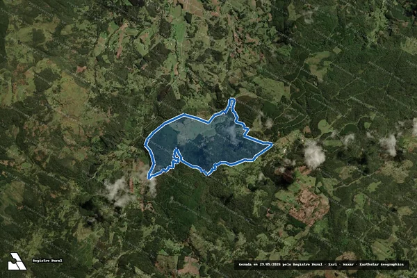 Imagem de satélite de Fazenda Taquara - . em Bocaina do Sul - SC