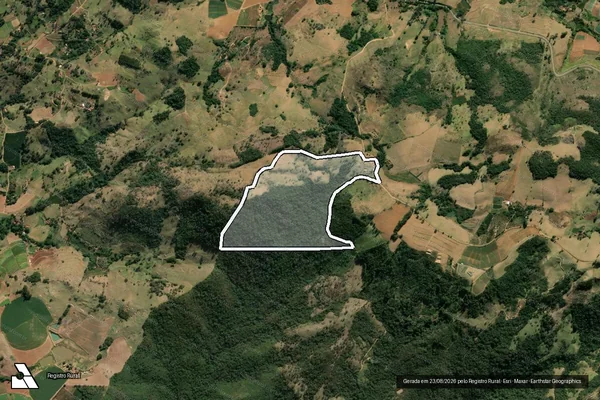 Imagem de satélite de Fazenda Curral de Pedra - Parte 1 em São João da Boa Vista - SP
