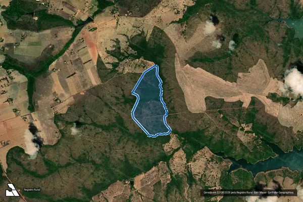 Imagem de satélite de FAZENDA BURITY em Luziânia - GO