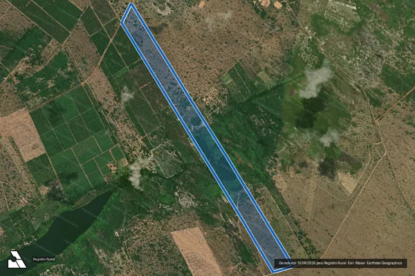 Imagem de satélite de Fazenda São José - Parte 2 em Rio do Fogo - RN