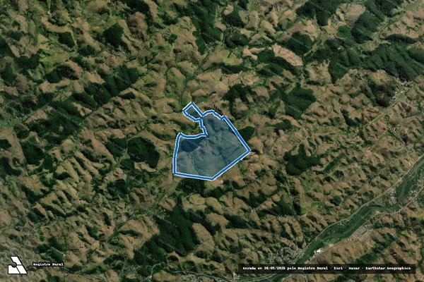Imagem de satélite de Fazenda Três Amores em Barra do Piraí - RJ