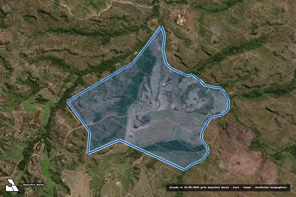 Imagem de satélite de FAZENDA CACHOEIRINHA - FAZENDA CACHOEIRINHA em Itacajá - TO
