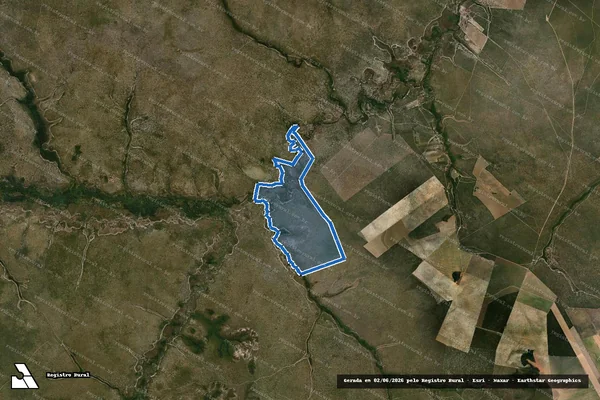 Imagem de satélite de FAZENDA SETE VEREDAS - Parte 5 em Chapada Gaúcha - MG
