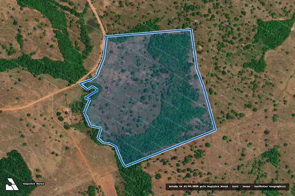 Imagem de satélite de FAZENDA SERRA NEGRA - 001 em Corumbaíba - GO