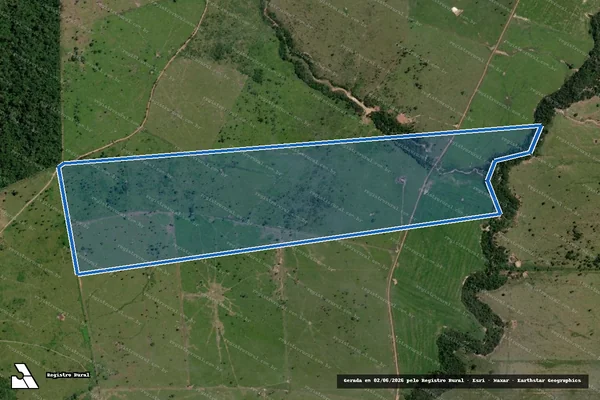 Imagem de satélite de FAZENDA TUPAN - Fazenda Tupan /Matricula 16261 em Vila Nova dos Martírios - MA