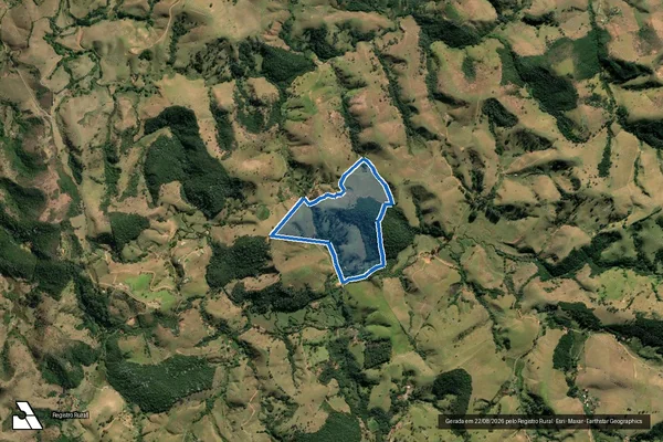 Imagem de satélite de Gleba A - Parte 2 em Cunha - SP
