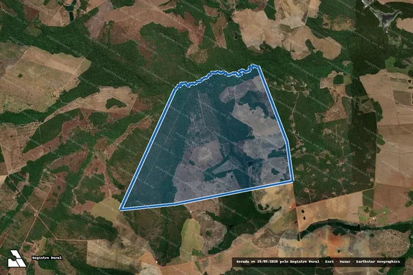Imagem de satélite de Fazenda Dois Irmãos em Aliança do Tocantins - TO