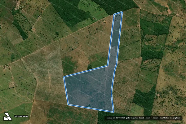 Imagem de satélite de FAZENDA MAMUÍ - Parcela 1 em Tuntum - MA