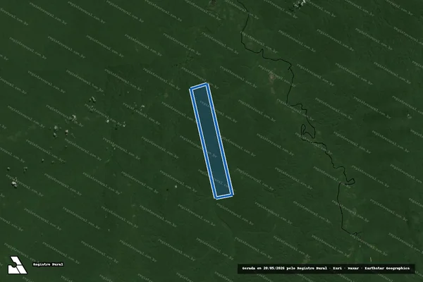 Imagem de satélite de Fazenda Nova Esperança ? Reserva - Parcela 1 em Novo Aripuanã - AM