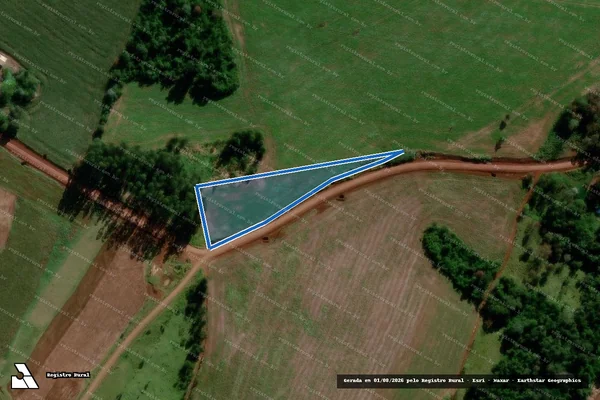 Imagem de satélite de Lote 363 ? Projeto de Assentamento Marcos Freire - Matrícula L363 P2 em Rio Bonito do Iguaçu - PR