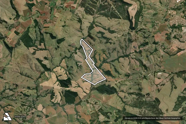 Imagem de satélite de SITIO BOA VISTA - SITIO BOA VISTA em Tomazina - PR