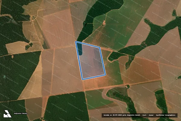 Imagem de satélite de PARTE DO LOTE FONSECA - PARTE DO LOTE FONSECA em Tapurah - MT