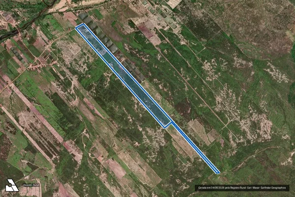 Imagem de satélite de SÍTIO BOTICA ? LOTE 0778 - Parte 1 em Quixeré - CE