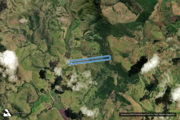 Imagem de satélite de Fazenda Bom Jardim - Parte 3 em Itanhém - BA