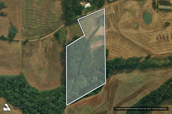 Imagem de satélite de Lote Colonial Nº 73-Parte 2 - Parte 1 em Mondaí - SC