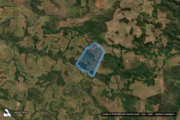 Imagem de satélite de Fazenda Mira Serra - Figueirão em Figueirão - MS