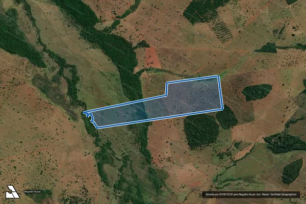 Imagem de satélite de FAZENDA SAPÉ - Gleba 01 - Gleba 01 em Gurinhatã - MG
