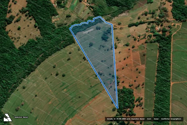 Imagem de satélite de ESTÂNCIA TRIÂNGULO - Parte 1 em Agudos - SP