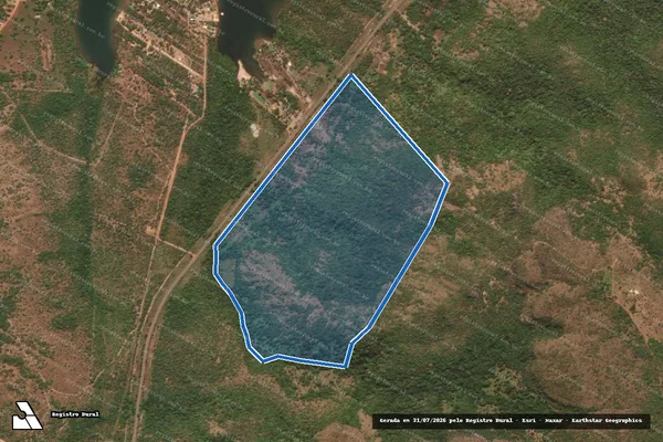 Imagem de satélite de FAZENDA ALDEIA - Fazenda Aldeia em Lajeado - TO